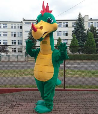 Szokujące informacje na temat maskotki. Stroje eventowe na zamówienie dają radę. Smok!