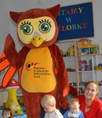 Ten kostium reklamowy to hit. Nie ma go żadna stroje reklamowe wypożyczalnia. Sowa