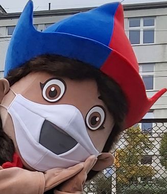 Strój reklamowy dziewczyna, jako niekwestionowana gwiazda każdego ekranu