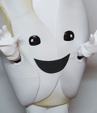 Strój reklamowy w formie warzywa, czyli nie dość, że modnie, to jeszcze fit