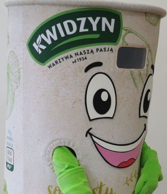 Żywa chodząca maskotka kostium reklamowy promocyjny strój puszka
