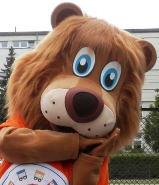 Lew strój reklamowy, a zatem wydajcie ryk sukcesu!