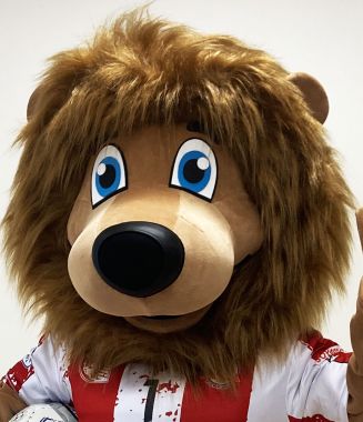 Twój perfekcyjny promocyjny partner! Kostium brązowego lwa Elabika!