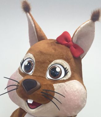 Elabika kolekcjonerska maskotka wiewiórka! Twój nowy brand hero!