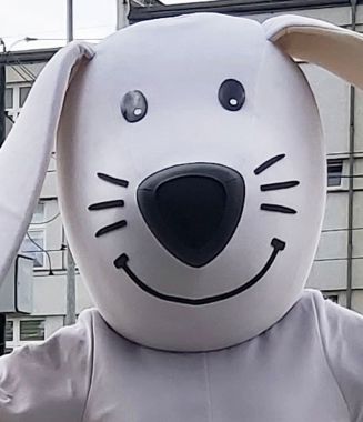 Twoja kreatywność na najwyższym poziomie, czyli strój zajączka bohater Twojej marki Elabika!