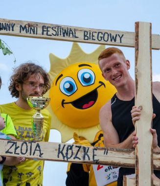 Biegasz? Poznaj pomysł na promocję poprzez kostiumy reklamowe. Słońce Rozbiegane Dobczyce