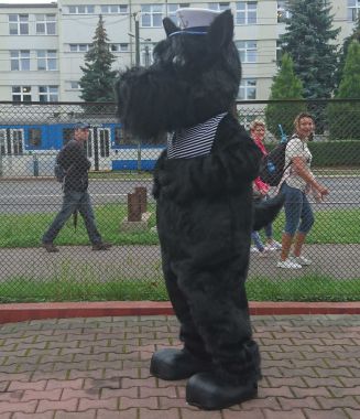 Elabika mascot stroje reklamowe co będzie modne w sezonie 2019 Pies Terier 