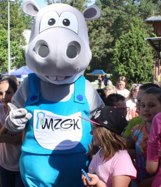Ekologiczne stroje reklamowe, czyli Hipek Hydruś dla MZGK w Nowej Soli