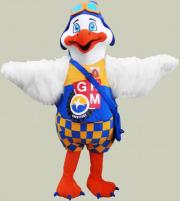 Elabika mascot costumes Pigeon GKM