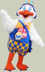 Elabika stroje reklamowe maskotki Gołąb GKM