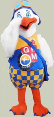 Elabika stroje reklamowe maskotki Gołąb GKM