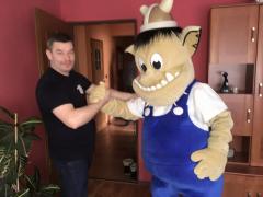 Chodzące maskotki producent Elabika Troll Einar Finnogspar