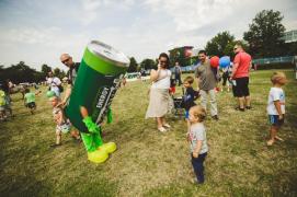 Elabika chodzące maskotki producent Puszka Lyon Energy Booster