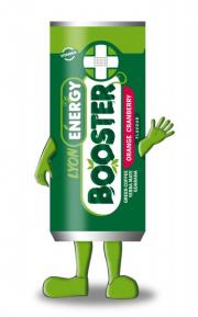 Elabika chodzące maskotki producent Puszka Lyon Energy Booster - projekt