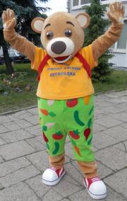 Elabika costumes for hostess Teddy Bear Health Promotion School Ostrołęka
