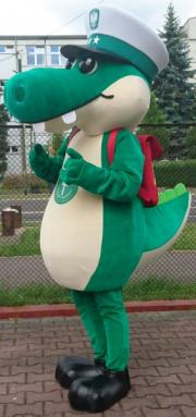 Elabika mascot costumes to order Crocodile GITD