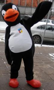 Elabika maskotki reklamowe cena Pingwin Czarny Groń