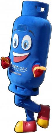 Elabika chodzące maskotki producent Butla gazowa Mida Gaz