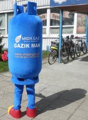Elabika chodzące maskotki producent Butla gazowa Mida Gaz