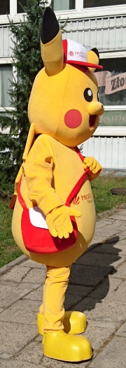 Najnowsze stroje reklamowe producent Elabika Pokémon Pikachu Profi Credit