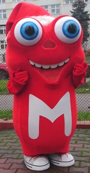 Elabika the most beautiful advertising mascot costumes in Poland Melek Mplaneta