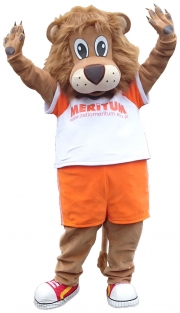 Elabika stroje reklamowe cena maskotki Lew Meritum