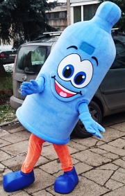 Elabika mascot costumes for adults Condom Jes Shop