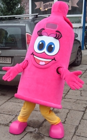 Elabika kostiumy reklamowe Prezerwatywa Jes Shop