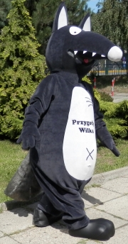 Elabika strój maskotki na zamówienie Wilk Adamada