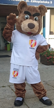 Elabika mascot costumes to order Bear Korona Academy