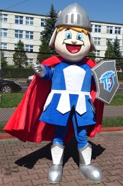 Elabika kostiumy reklamowe Rycerz Akademia Piłkarska Sulechów