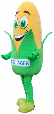 Elabika mascot stroje reklamowe Kukurydza Bioagra