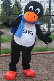Elabika maskotki reklamowe z logo Pingwin HSKI 2017