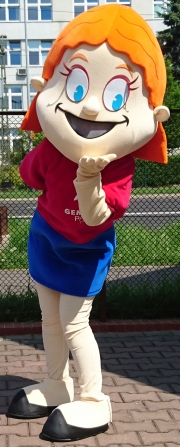 Elabika mascot stroje reklamowe Córka Zosia Rodzina Gemińskich