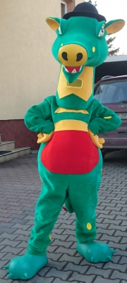 Elabika kostiumy mascot Smok Kicek Suski model 2017