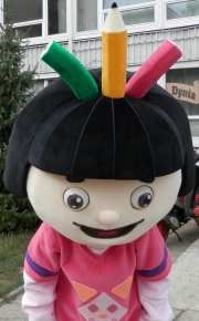 Elabika mascot maskotki dla dorosłych Julka Zgrzyciaki