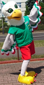 Elabika oryginalne mascot stroje reklamowe Kraków Orzeł Korsze