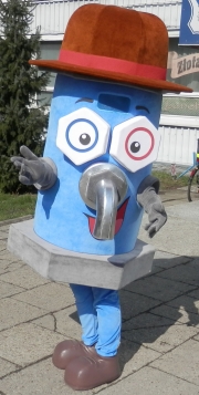 Elabika chodzące maskotki mascot maskotki Kran WiK Opole