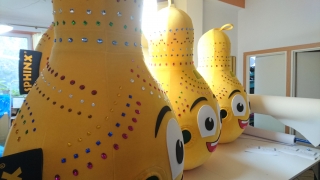 Elabika profesjonalne kostiumy mascot stroje reklamowe Lampuś