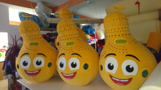 Elabika profesjonalne kostiumy mascot stroje reklamowe Lampuś