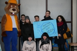Elabika stroje reklamowe kostiumy reklamowe Bóbr Plusk Aquanet