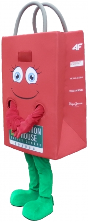 Elabika mascot stroje reklamowe dla shopperów Torba na zakupy Fashion House