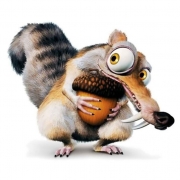 Elabika postacie z filmów kostiumy reklamowe Scrat Epoka lodowcowa: Mocne uderzenie - projekt
