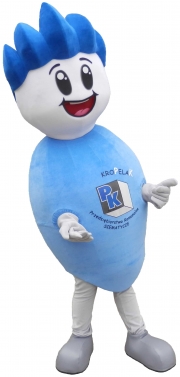 Elabika stroje reklamowe profesjonalne kostiumy projektowanie Kropelak