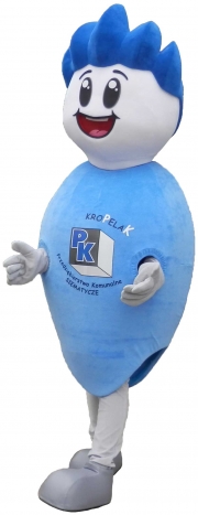 Elabika mascot stroje reklamowe profesjonalne kostiumy projektowanie Kropelak