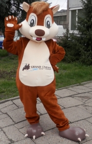 Mascot kostiumy reklamowe Kraków Wiewiórka Grand Hotel Chotowa