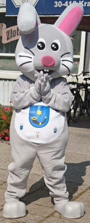Mascot kostiumy reklamowe producent Elabika Zając Kicak Hażlach