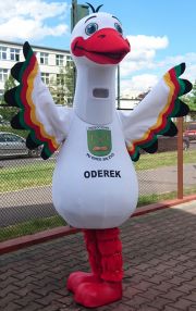 Production of advertising costumes Elabika Stork Oderek Nieboczowy