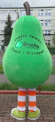 Stroje reklamowe na zamówienie Elabika Gruszka Grucha
