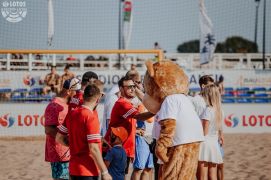 Nasze stroje reklamowe pracują dla Ciebie Miś Szaluś Baukrane